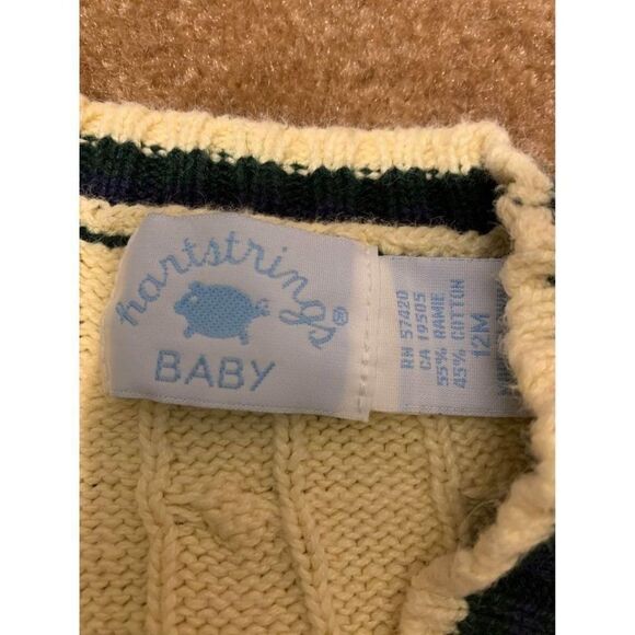 Hartstrings Baby 12m Boys Sweater Button Down - Picture 2 of 5